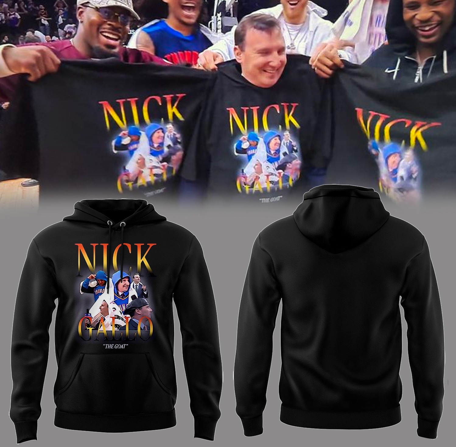 Nick Gallo The Goat Hoodie Gifts For Basketball Teammates