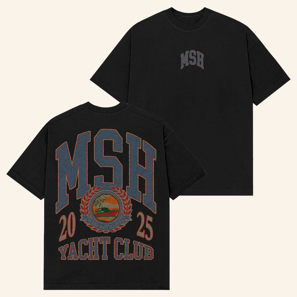 Nick Nayersina Merch Msc Yacht Club Black T-Shirt Best Gifts For Father Nick Nayersina Merch Msc Yacht Club Black T-Shirt Best Gifts For Father