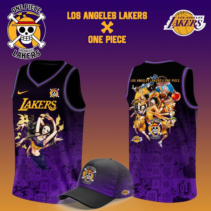 Nico Robin One Piece Los Angeles Lakers Basketball Jersey Gift For Basketball Lover