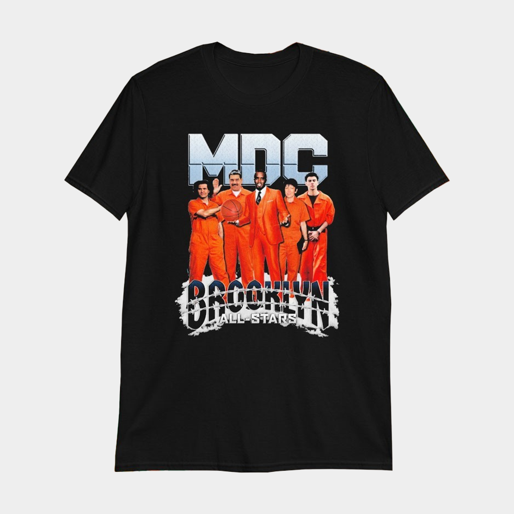 Nicolas Maduro Diddy Sean Combs And Luigi Mangione MDC Brooklyn All Stars T-Shirt Fan Apparel