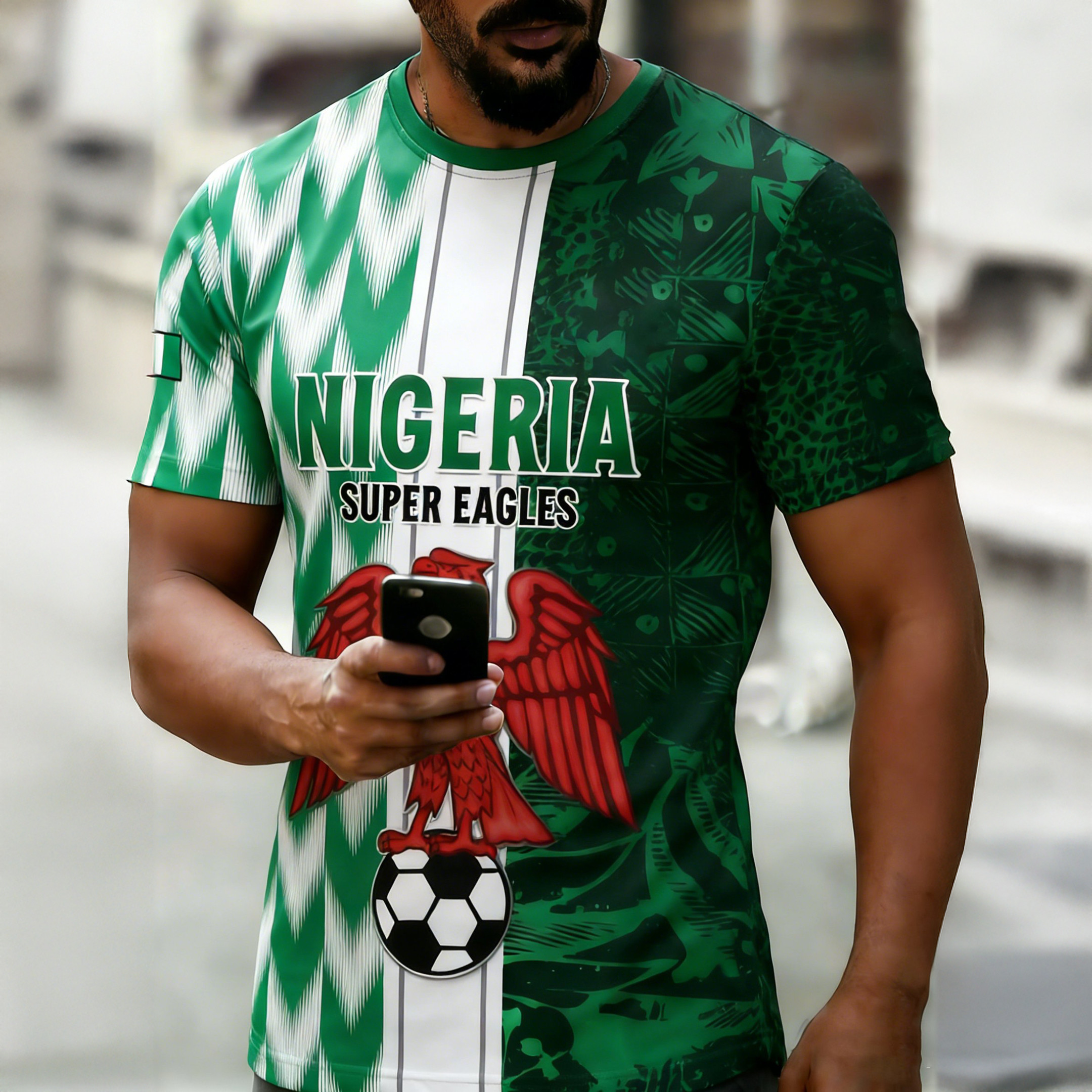 Nigeria Super Eagle T-Shirt 2026 FIFA World Cup Clothes Soccer Lover Present