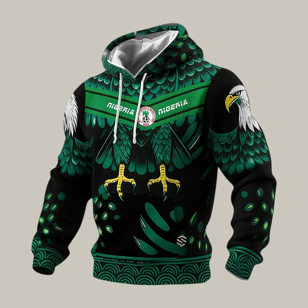 Nigeria Super Eagles 2026 World Cup Hoodie FIFA Club World Cup Bracket Apparel Fan Gear