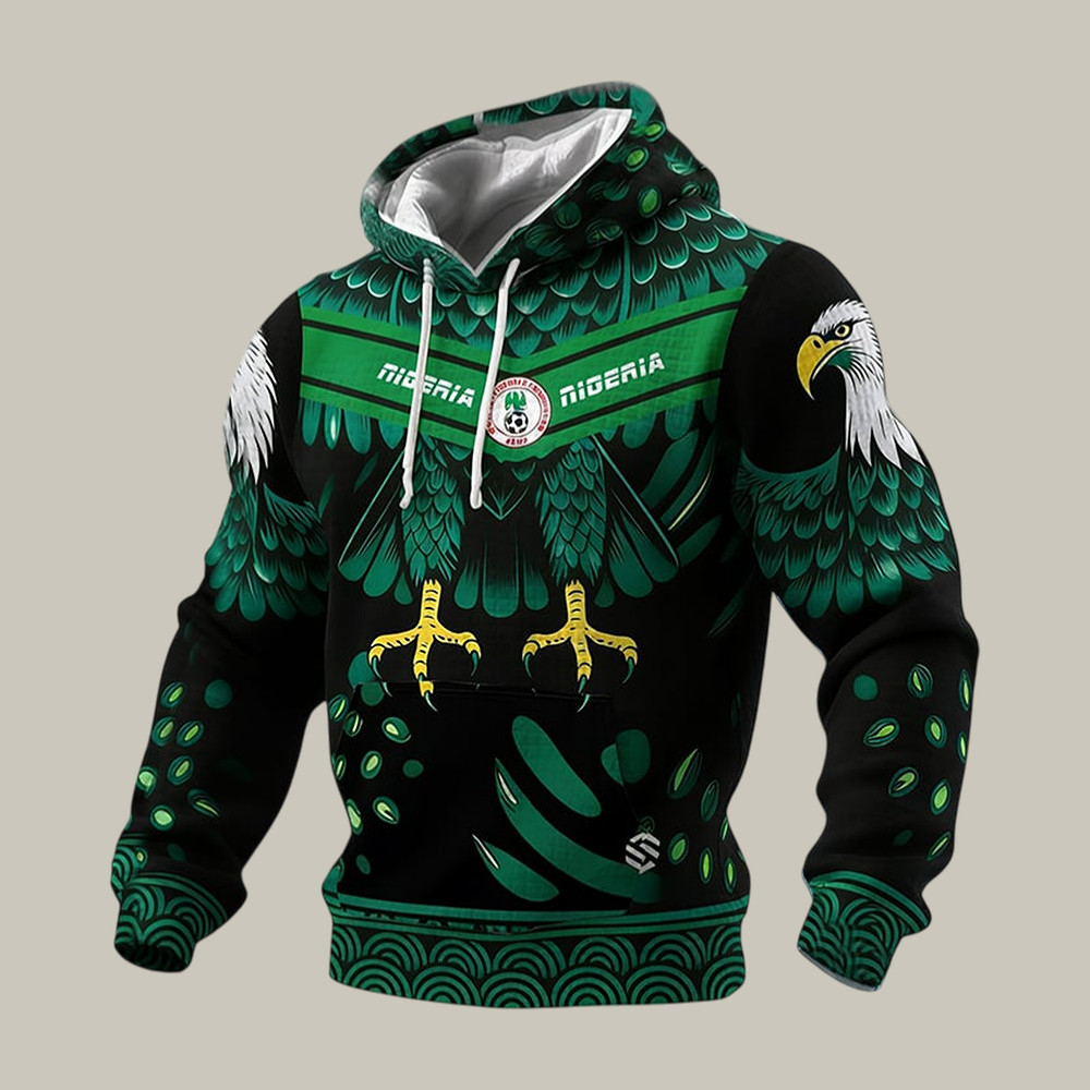 Nigeria Super Eagles Soccer Hoodie 2026 FIFA World Cup Apparel Present Idea For Huge Fans