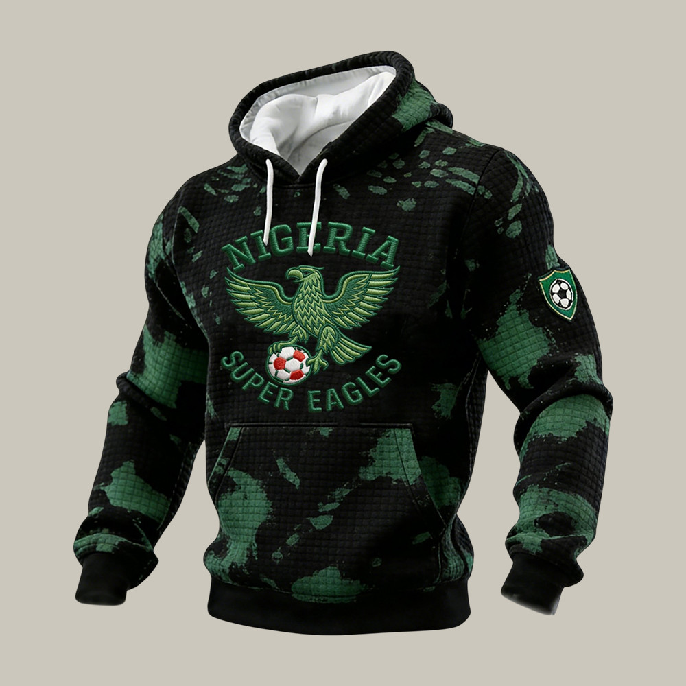 Nigeria Super Eagles Soccer Hoodie FIFA Club World Cup Bracket Apparal Present For Huge Fans