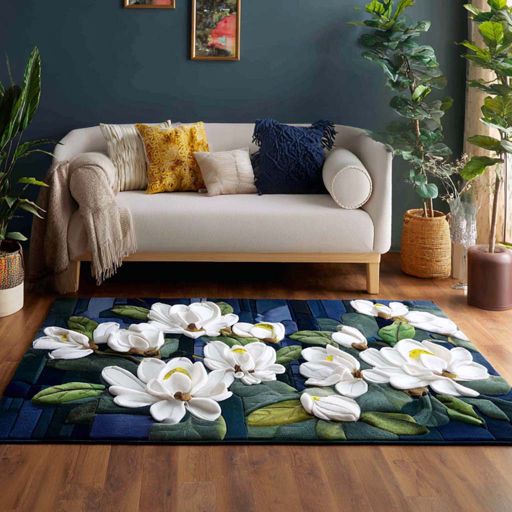 Night Bloom Area Rug  Modern Rugs Best Secret Santa Gifts