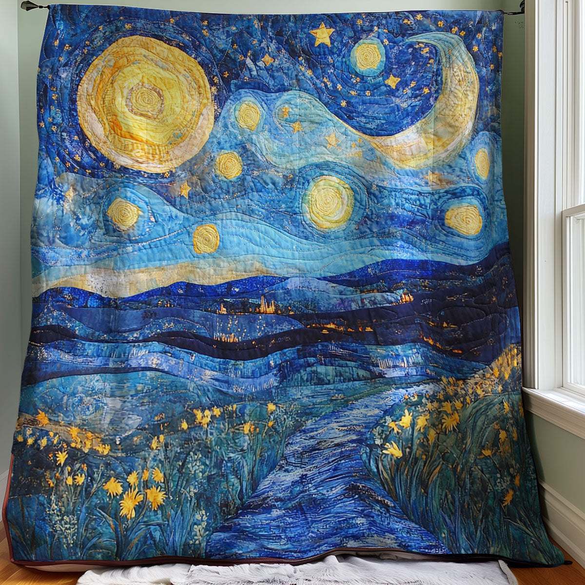Night Blue Sky Quilt Blanket Gifts For Men Who Have Everything