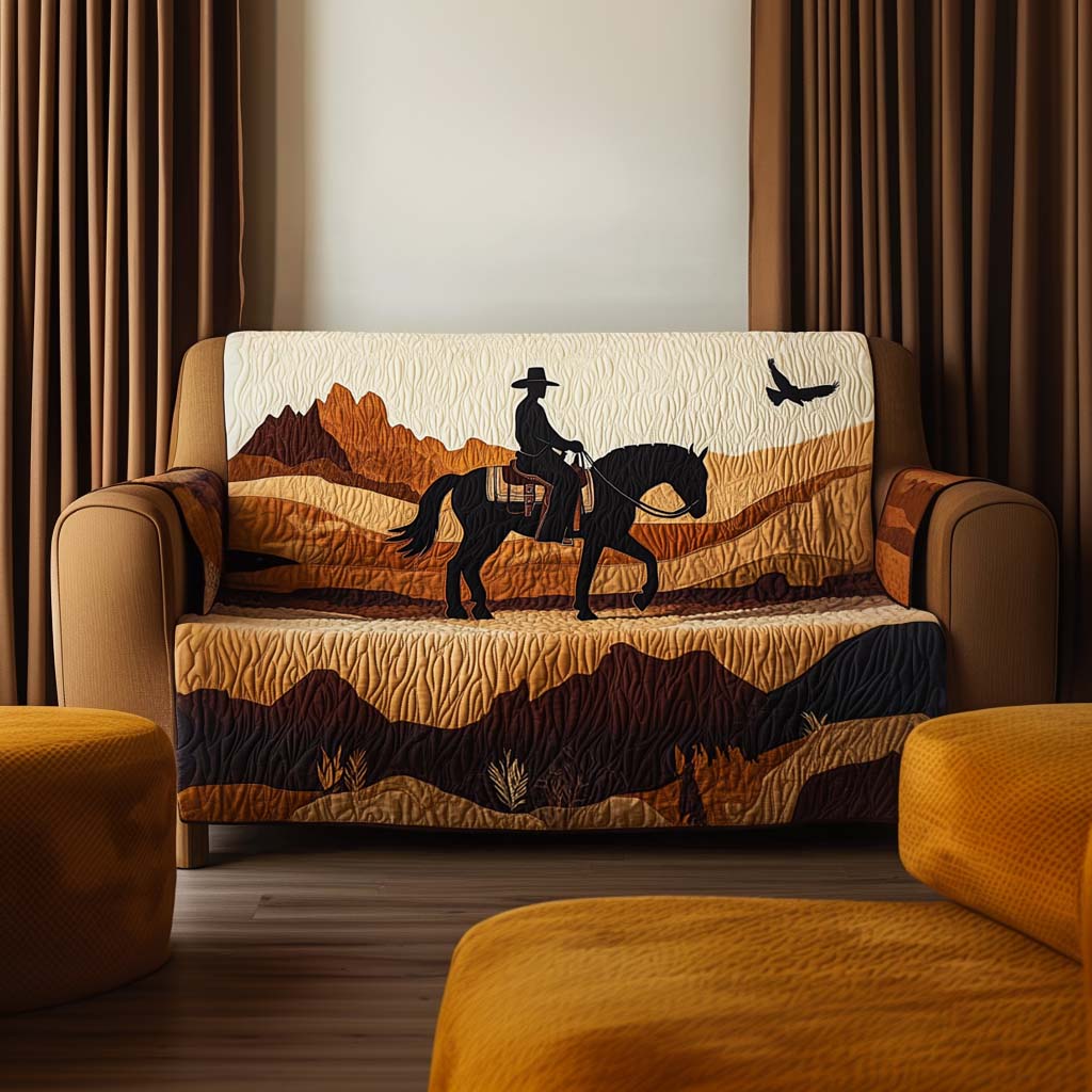 Night Camp Quilted Sofa Cover Home Decor Country And Western Gifts