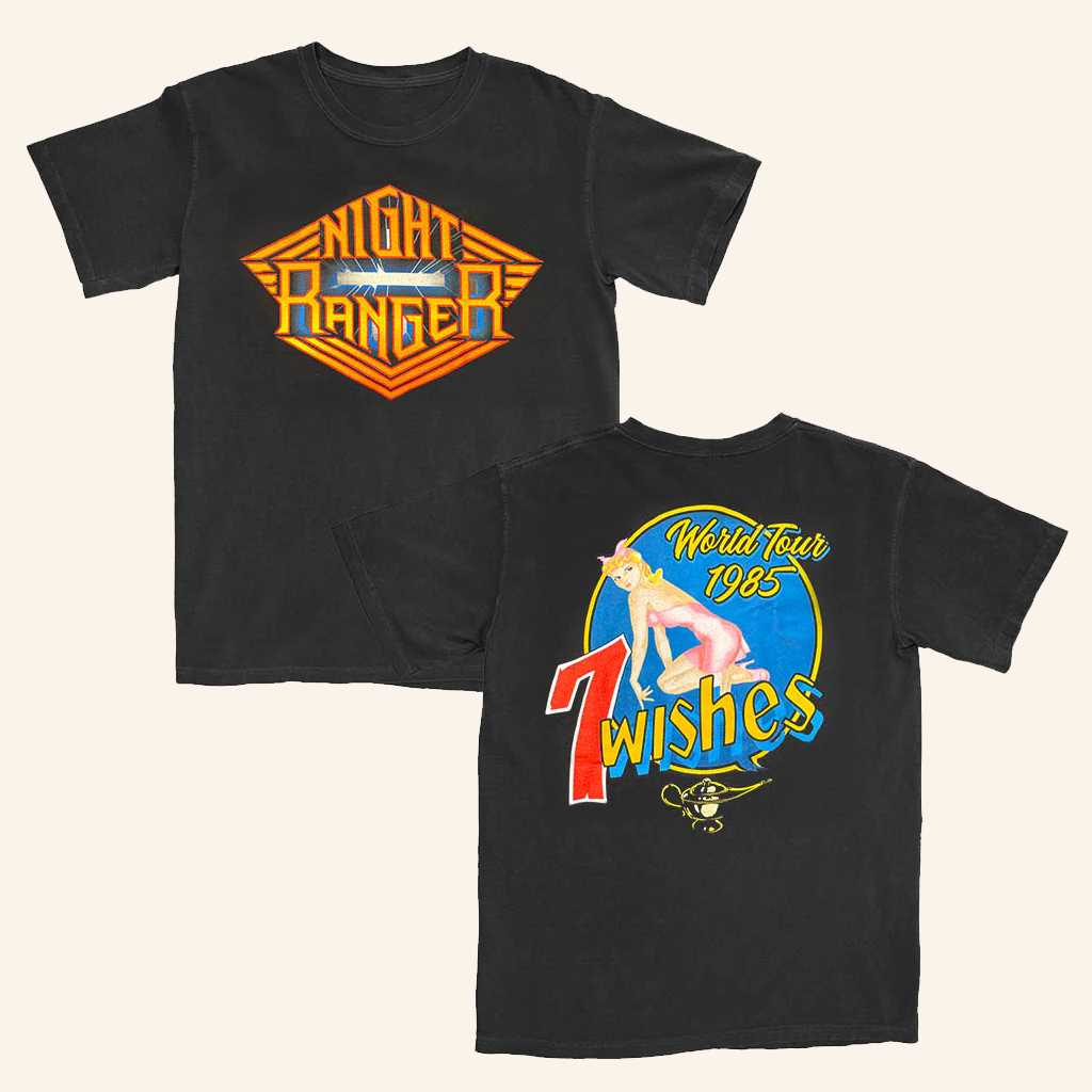 Night Ranger Merch Night Ranger 7 Wishes Pinup Girl T-Shirt Christmas Gifts For Rock Lovers Night Ranger Merch Night Ranger 7 Wishes Pinup Girl T-Shirt Christmas Gifts For Rock Lovers