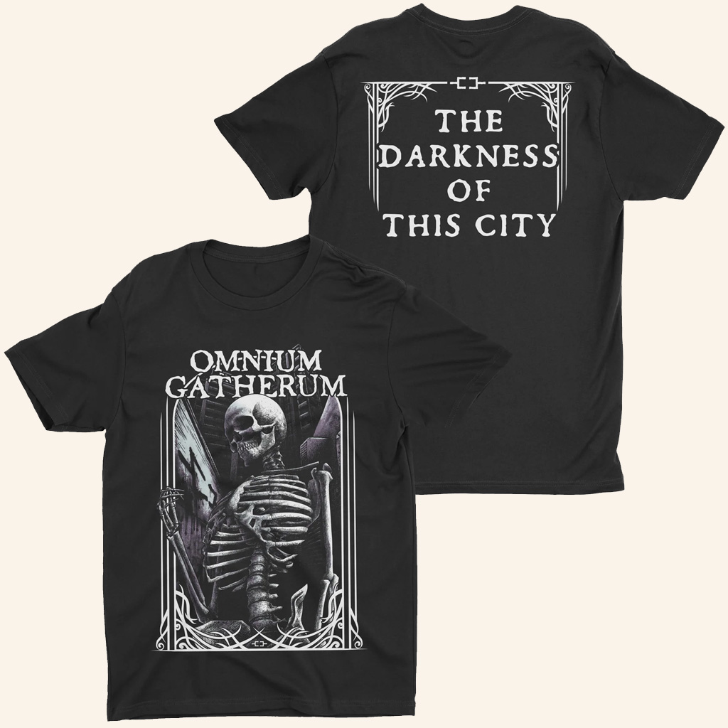 Night Shift Merch Omnium Gatherum The Darkest City T-Shirt Gifts For Music Fans