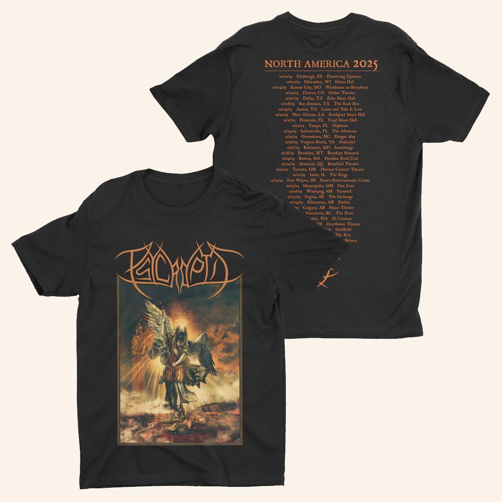 Night Shift Merch Psycroptic North American Tour 2025 T-Shirt Birthday Gift Ideas For Him