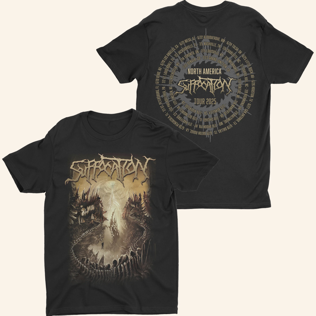 Night Shift Merch Suffocation Hymns Tour 2025 T-Shirt Gifts For Music Lovers