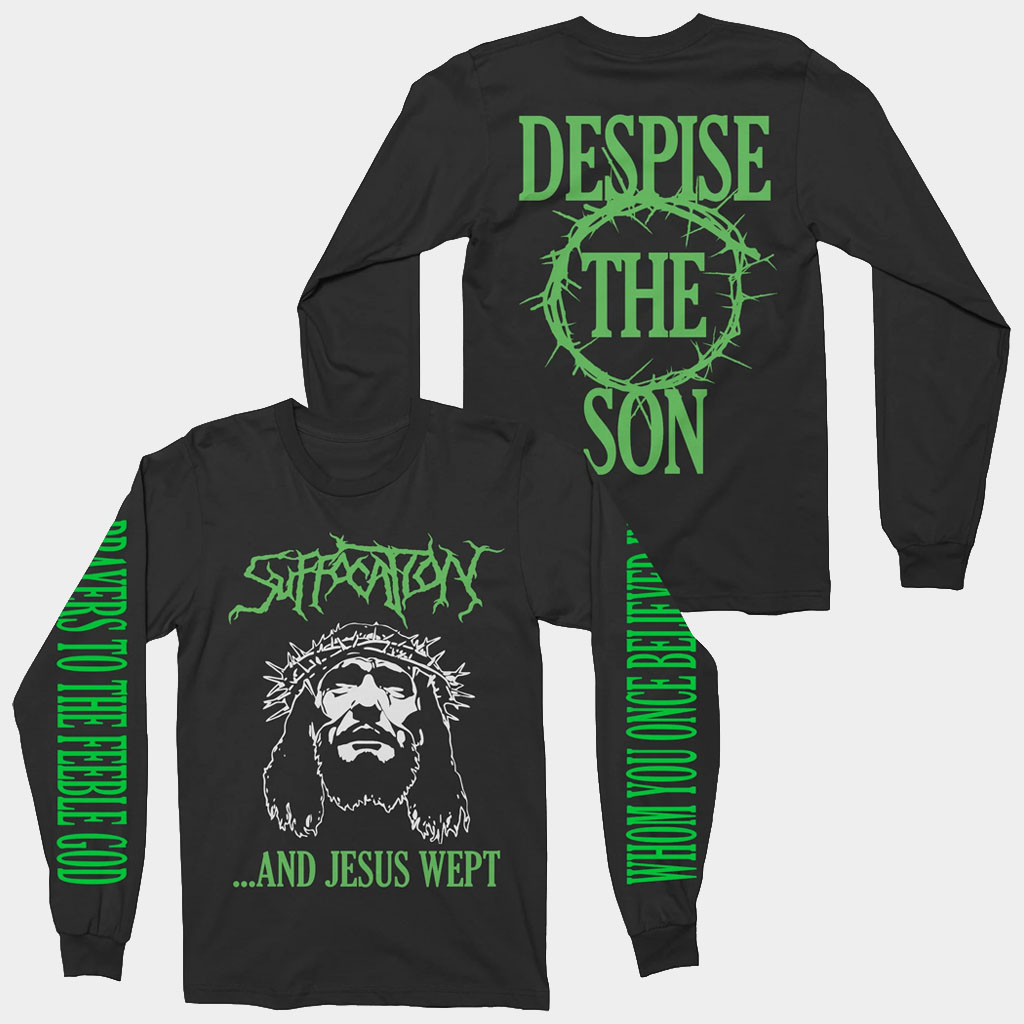 Night Shift Merch Suffocation Jesus Wept Long Sleeve T-Shirt Birthday Gift Ideas For Dad