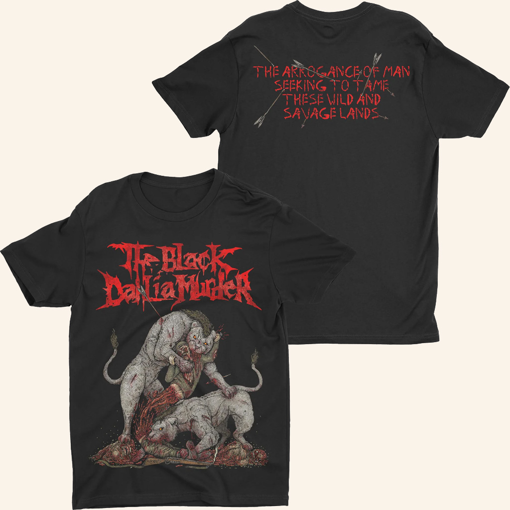 Night Shift Merch The Black Dahlia Murder Asserting Dominion T-Shirt Gifts For Music Fans