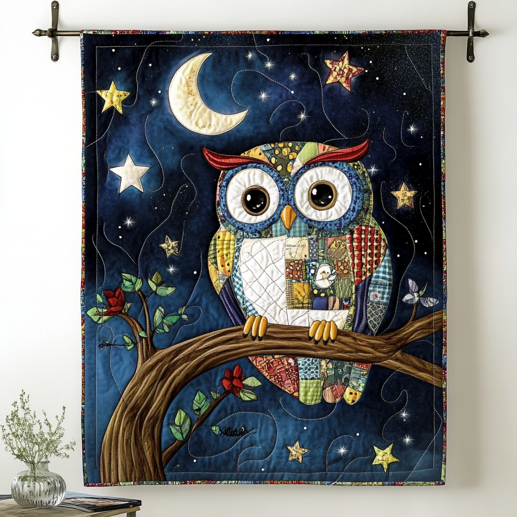 Nightwatch Navigators Quilted Blanket Owl Blanket Idea Gifts For Her