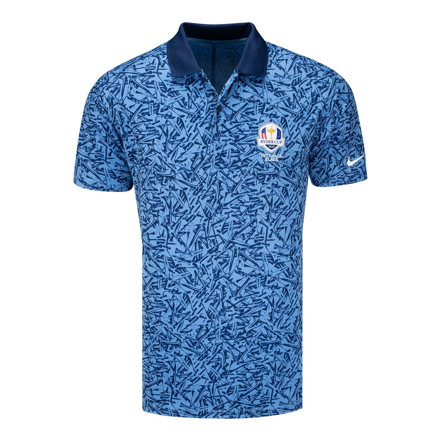 Nike 2025 Ryder Cup Tour Golf Pattern Polo Shirt Golf Gift Ideas For Dad