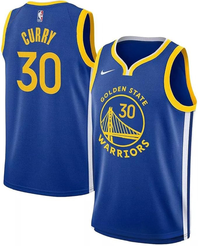 Nike 30 Stephen Curry Golden Black State Warriors Jersey Gifts For Basketball Fan