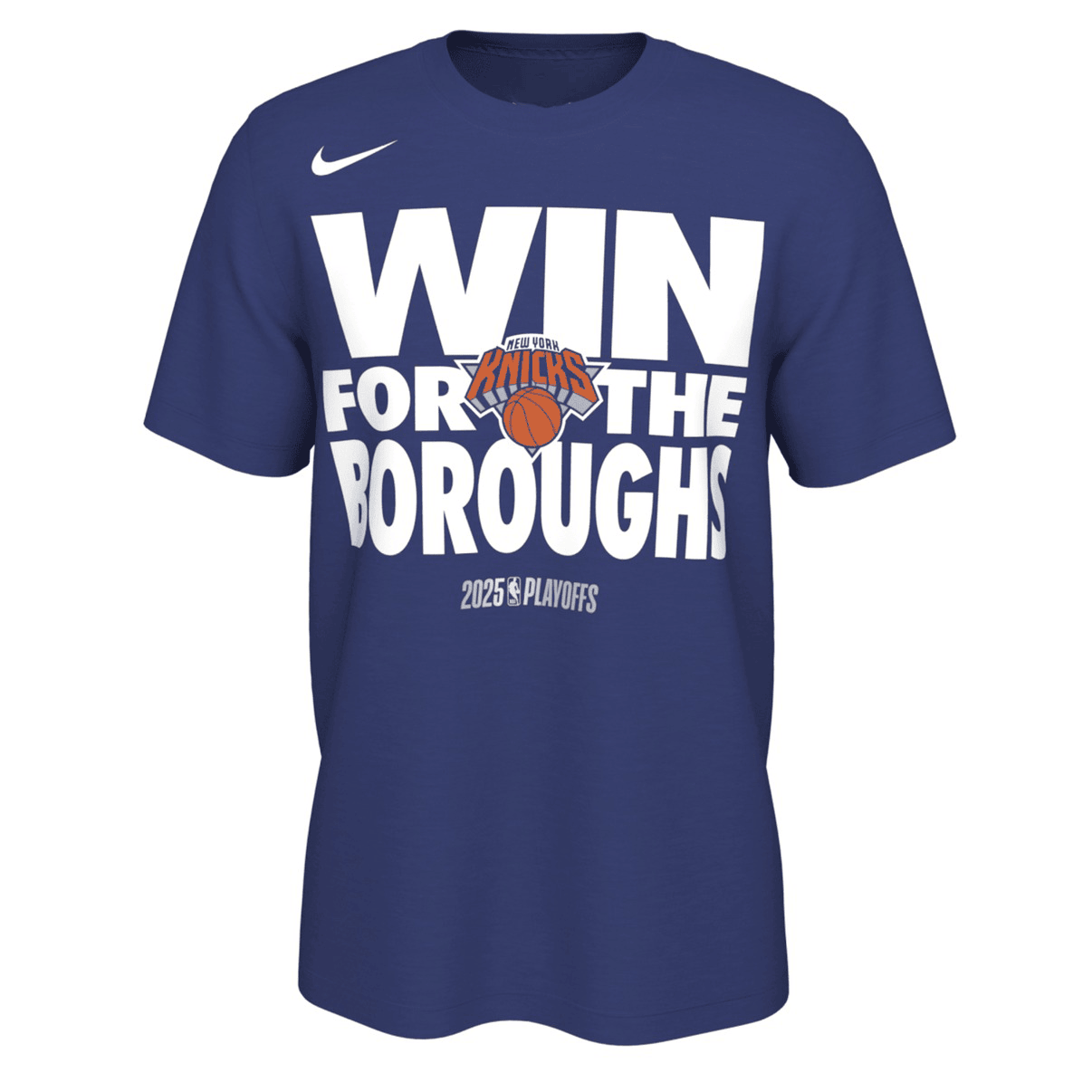 Nike Knicks Playoffs 2025 Mantra T-Shirt Good Gifts For Basketball Fans