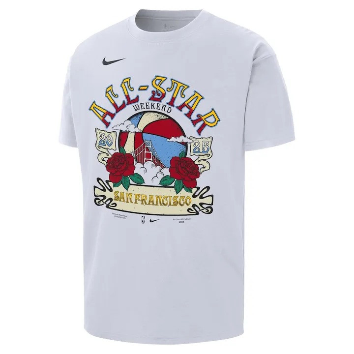 Nike NBA All Star Max 90 San Francisco 2025 T-Shirt Mens Gifts For Basketball Lovers