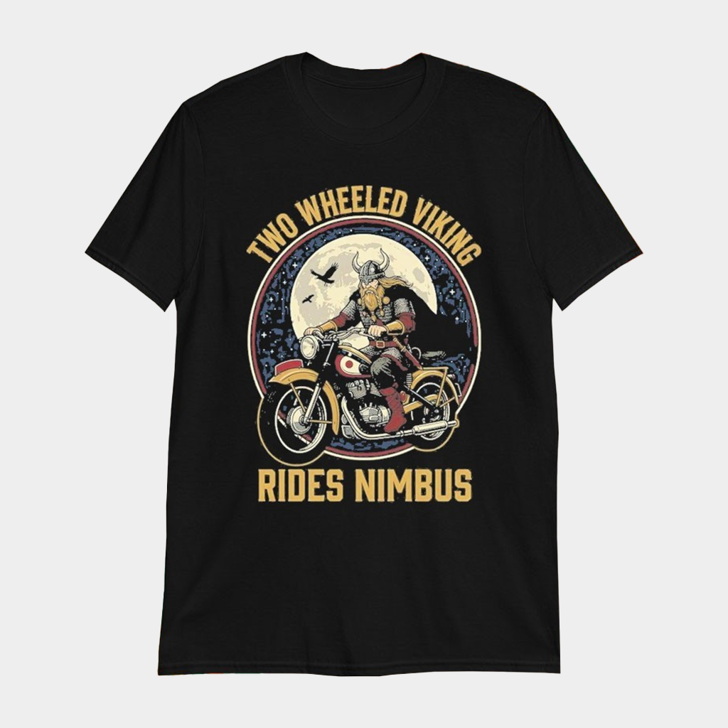 Nimbus Two Wheeled Viking Rides Nimbus Motor T-Shirt Gifts For Father