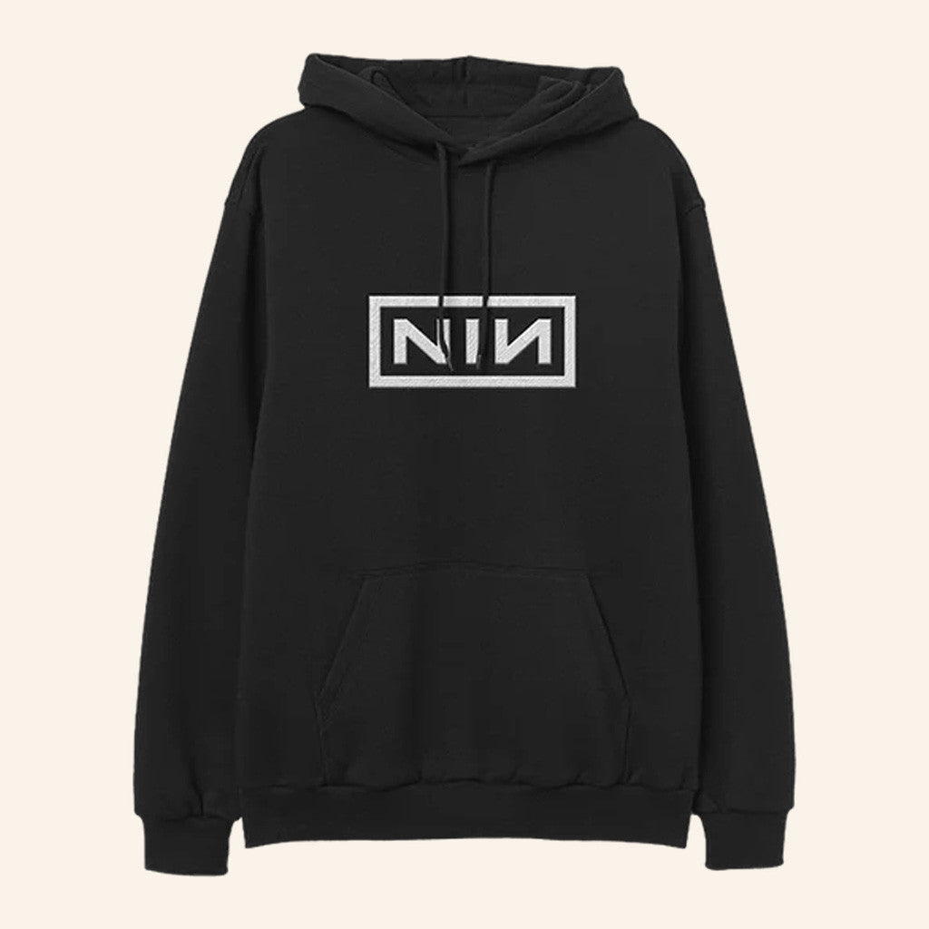NIN Peel It Back Tour Merch Embroidered Logo Hoodie Nine Inch Nails Merch Gifts For Him NIN Peel It Back Tour Merch Embroidered Logo Hoodie Nine Inch Nails Merch Gifts For Him