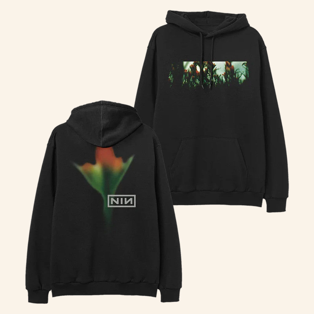NIN Peel It Back Tour Merch Fragile Flower Hoodie Nine Inch Nails Merch Gifts For Her NIN Peel It Back Tour Merch Fragile Flower Hoodie Nine Inch Nails Merch Gifts For Her