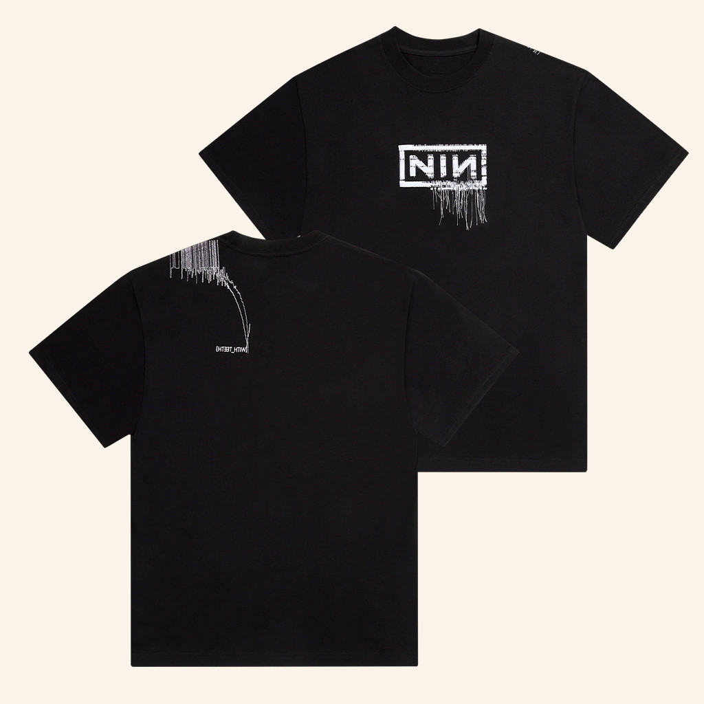 Nine Inch Nails Merch With Teeth 20 Thread T-Shirt Gift Ideas For Rock Music Lovers