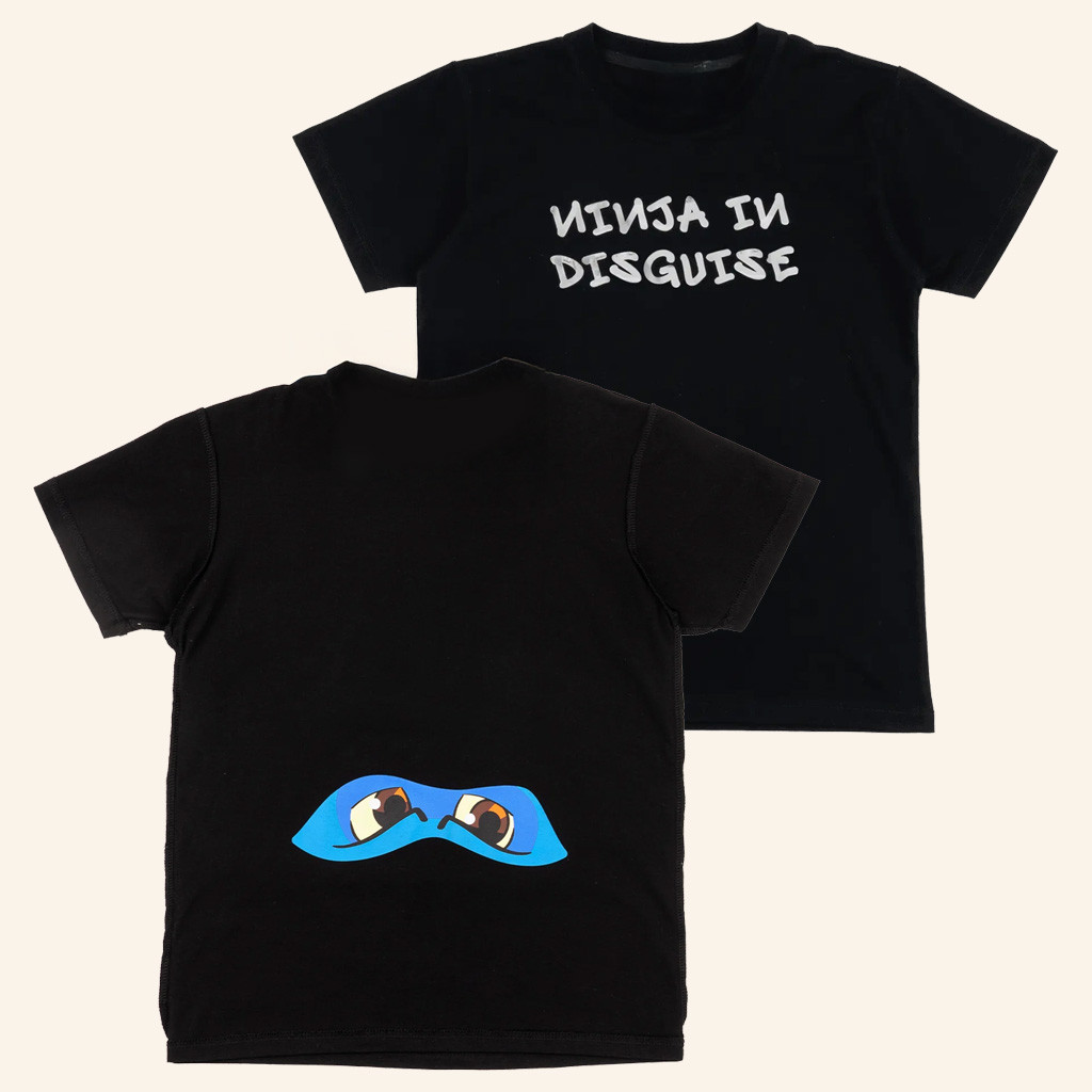 Ninja Kidz Merch Ninja In Disguise T-Shirt Cool Gifts For Boyfriend