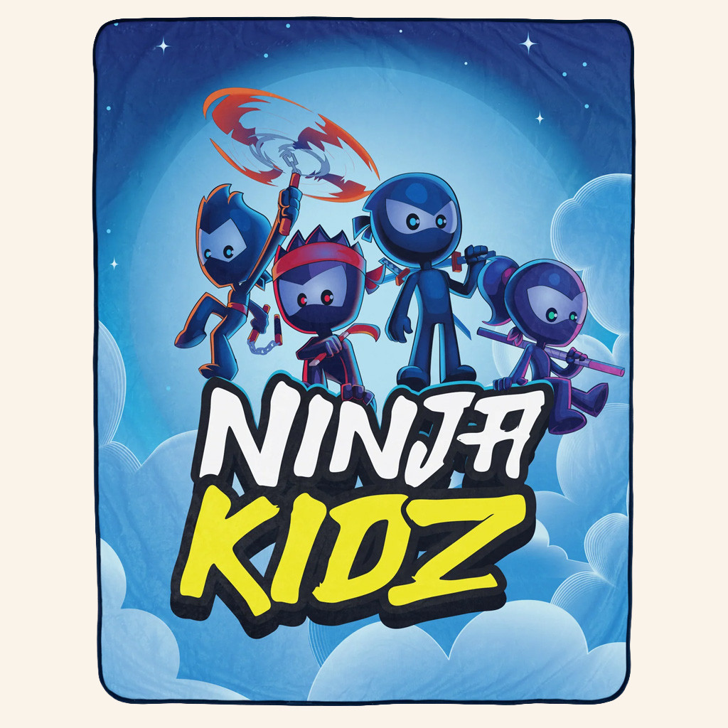 Ninja Kidz Merch Ninja Kidz Blanket Bedroom Decorations Gifts For Son