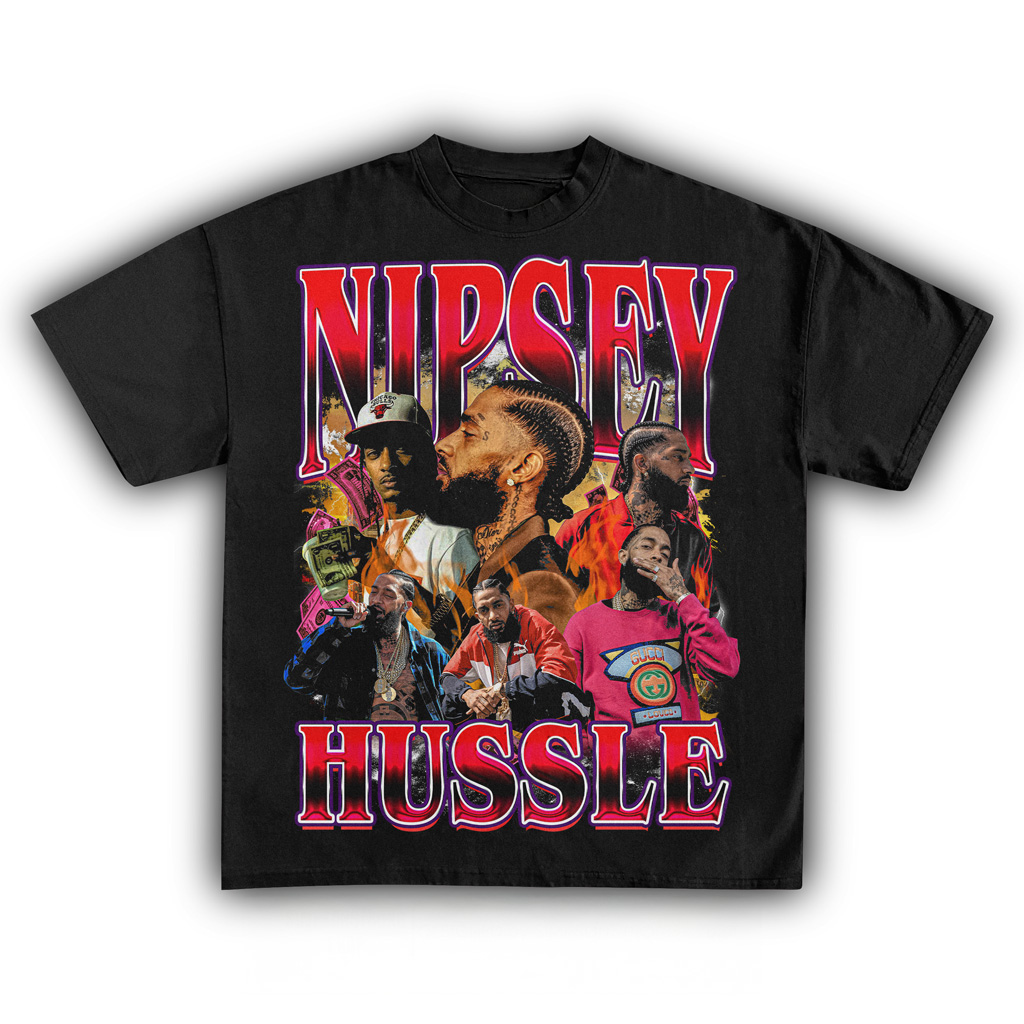 Nipsey Hussle And Motivate T-Shirt Black Fan Merch Christmas Gifts For Music Enthusiasts