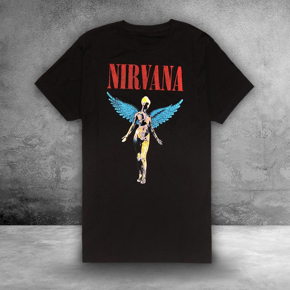Nirvana In Utero T-Shirt Rock Music Merch Gift For Music Fans