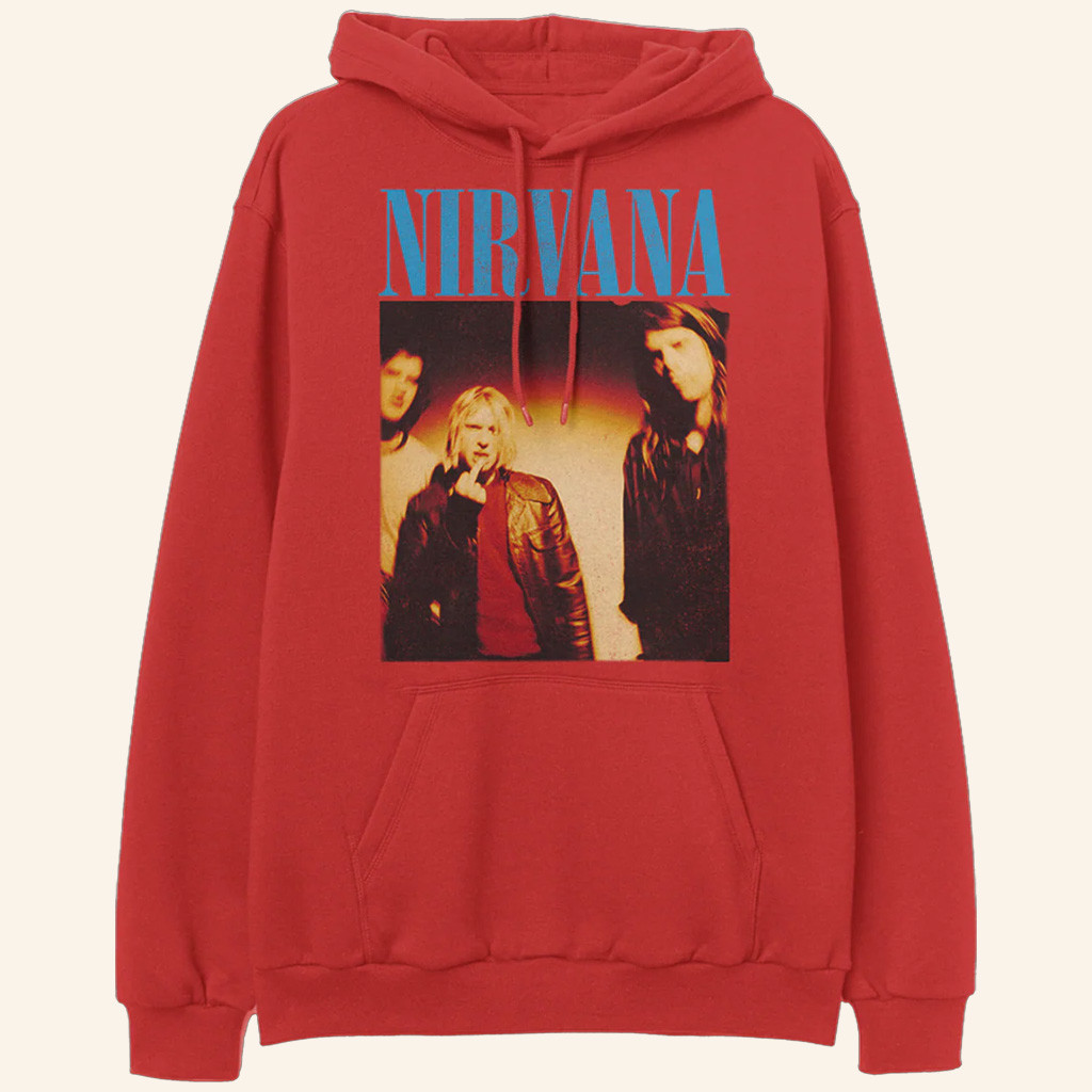 Nirvana Merch Dim Light Portrait Hoodie Christmas Gift Ideas For Dudes