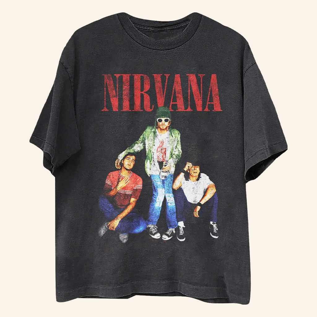 Nirvana Merch In Utero Photo T-Shirt Christmas Present For Husband