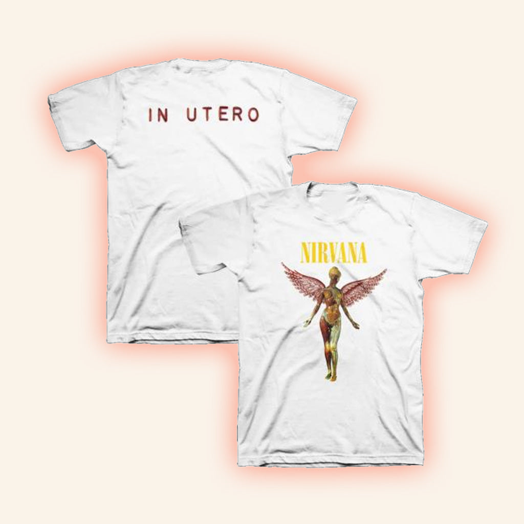 Nirvana Merch In Utero T-Shirt Gifts For Girlfriend Nirvana Merch In Utero T-Shirt Gifts For Girlfriend