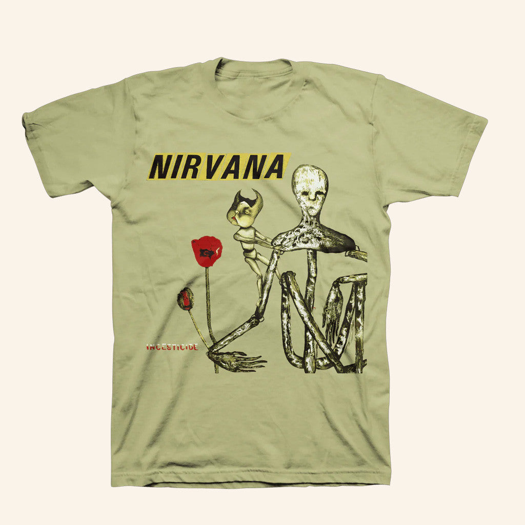 Nirvana Merch Incesticide T-shirt Gift Ideas For Dad Nirvana Merch Incesticide T-shirt Gift Ideas For Dad