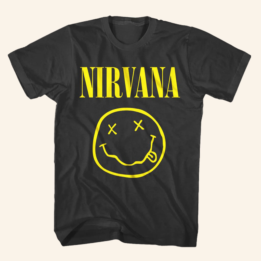 Nirvana Merch Nirvana Smiley Shirt Gifts For Girlfriend Nirvana Merch Nirvana Smiley Shirt Gifts For Girlfriend