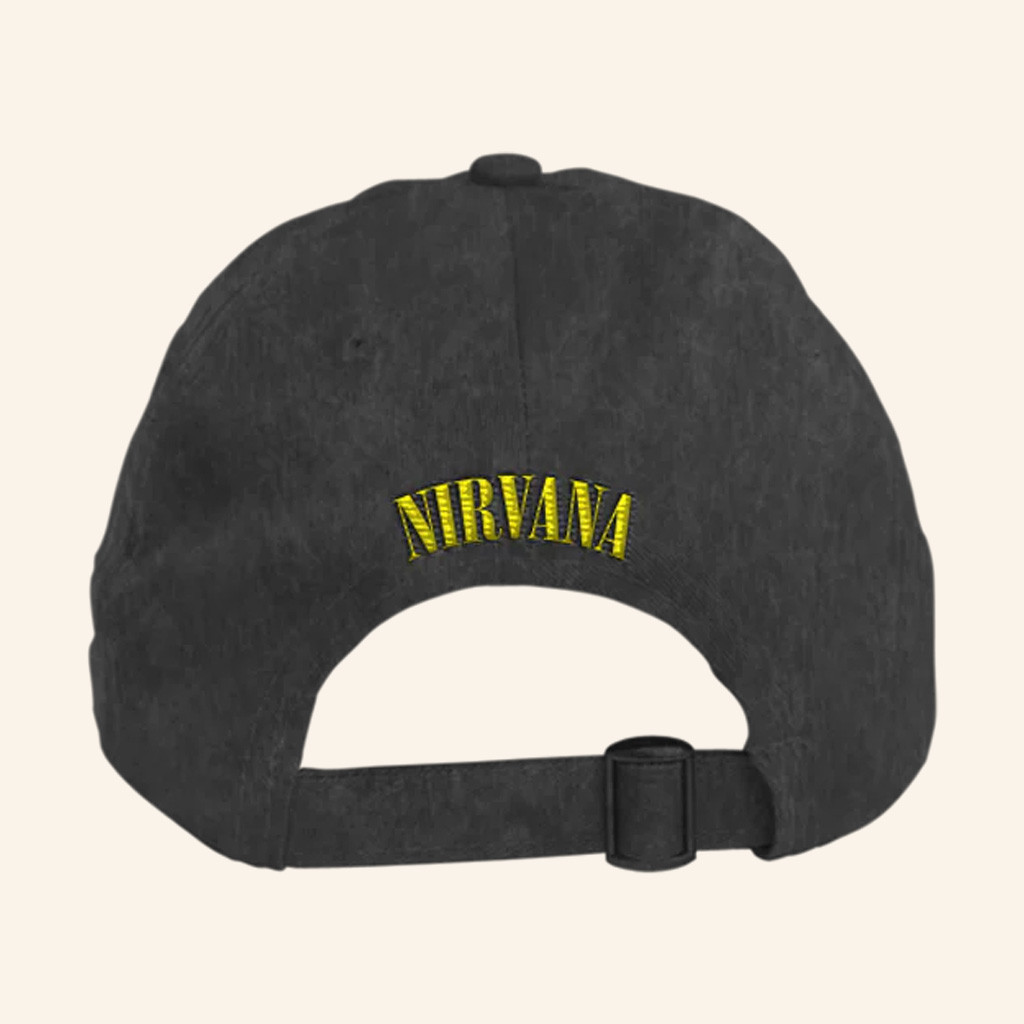 Nirvana Merch Smiley Logo Embroidered Hat Christmas Gifts For Boyfriend Nirvana Merch Smiley Logo Embroidered Hat Christmas Gifts For Boyfriend
