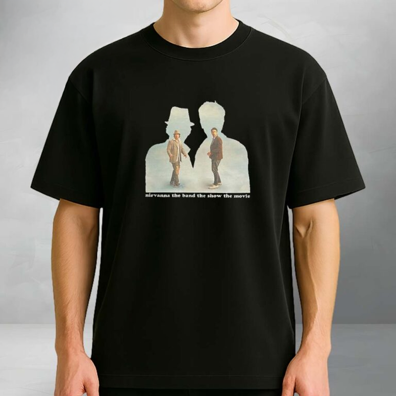Nirvana The Band The Show The Movie SILHOUETTE T-Shirt Nirvana Merch Gifts For Him