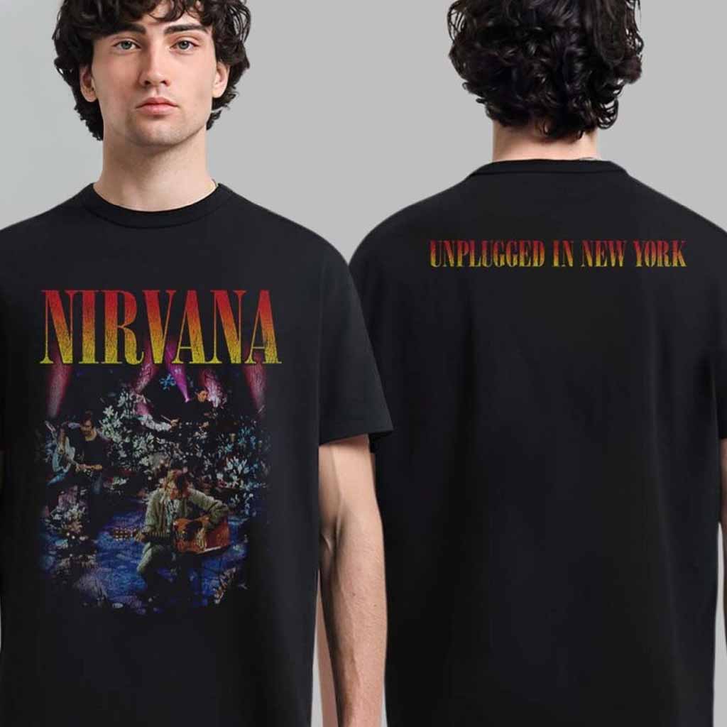 Nirvana Unplugged in New York 30th Anniversary T-Shirt Fan Merch Gifts For Boyfriend Nirvana Unplugged in New York 30th Anniversary T-Shirt Fan Merch Gifts For Boyfriend