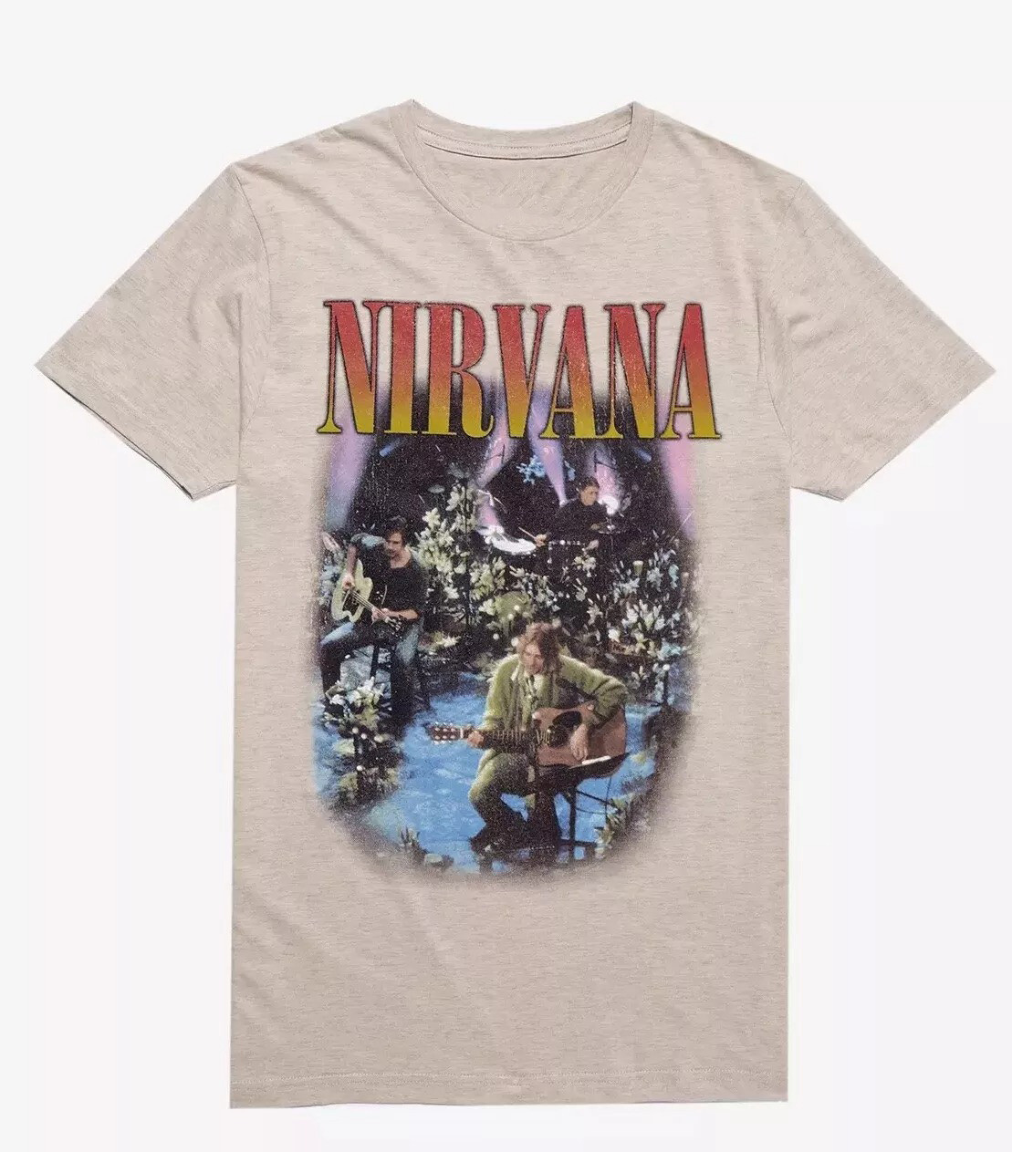 Nirvana Unplugged Performance T-Shirt Gifts For Music Lovers