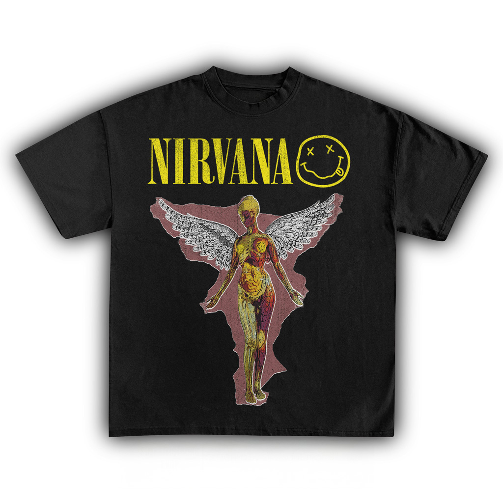 Nirvana Vintage Black Shirt Nirvana Merch Presents For Music Lovers Nirvana Vintage Black Shirt Nirvana Merch Presents For Music Lovers