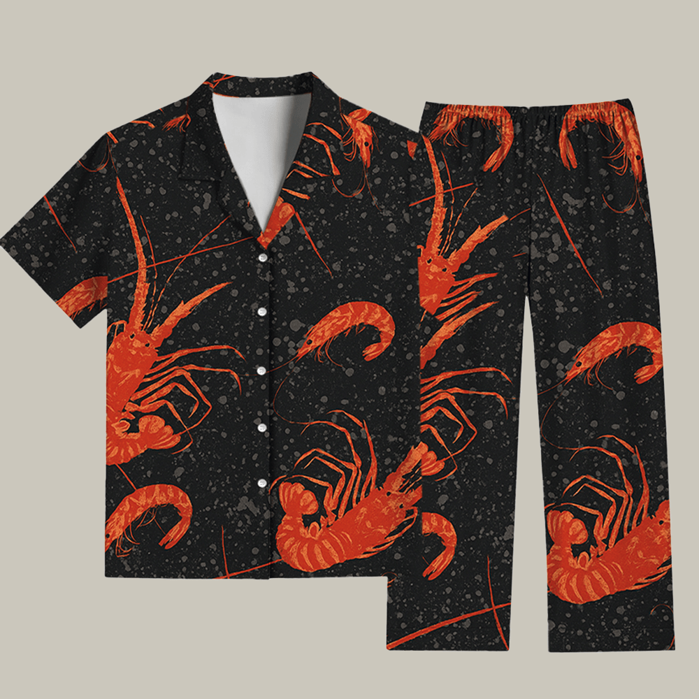 Nishiki Shrimp Pajama Set Funny Xmas Apparel Christmas Ideas For Wife