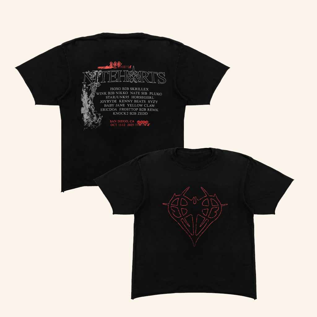 Niteharts Merch 2025 Lineup T-Shirt Music Lover Gift Ideas For Him