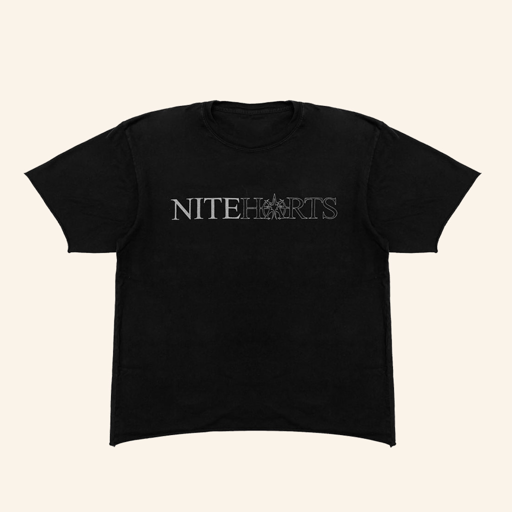 Niteharts Merch Niteharts Logo Black T-Shirt Birthday Gifts For Music Lovers Niteharts Merch Niteharts Logo Black T-Shirt Birthday Gifts For Music Lovers