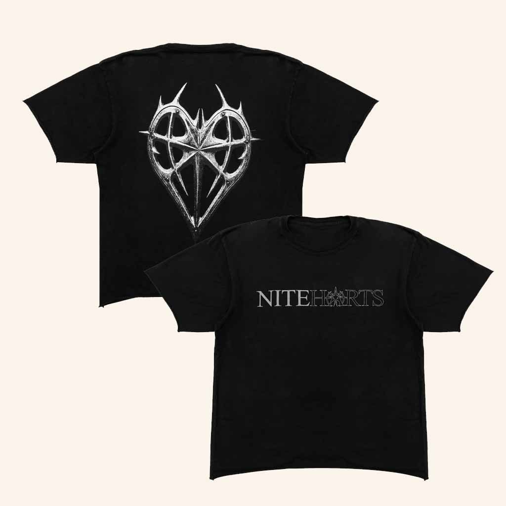 Niteharts Merch Niteharts Logo Black T-Shirt Unique Gifts For Music Lovers Niteharts Merch Niteharts Logo Black T-Shirt Unique Gifts For Music Lovers