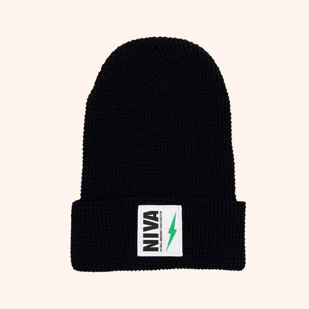 NIVA Merch Black Beanie Unique Gift For Boyfriend Birthday NIVA Merch Black Beanie Unique Gift For Boyfriend Birthday