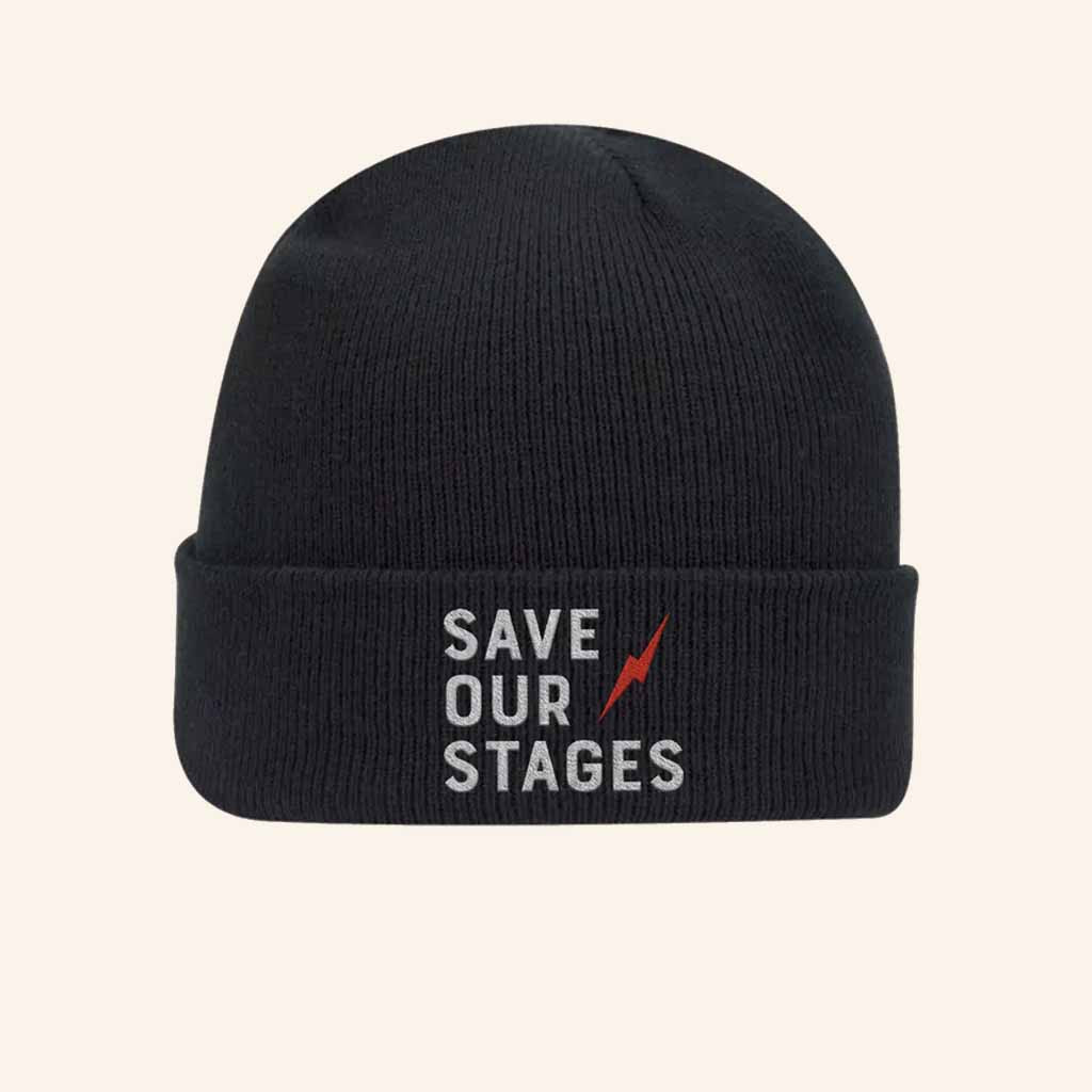 NIVA Merch Save Our Stages Beanie Birthday Gift Ideas For Him NIVA Merch Save Our Stages Beanie Birthday Gift Ideas For Him