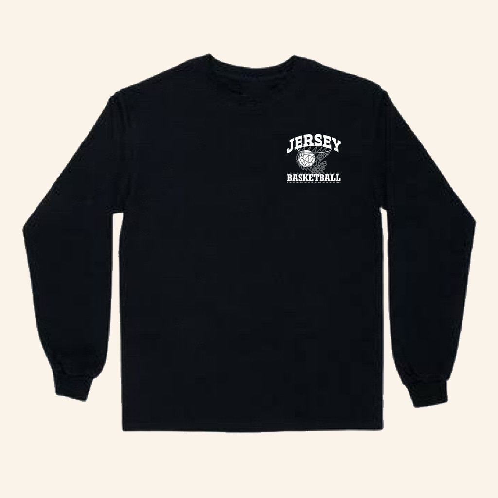 NJ Hoop Recruit Merch Jersey Basketball Long Sleeve Shirt Basketball Enthusiast Gifts