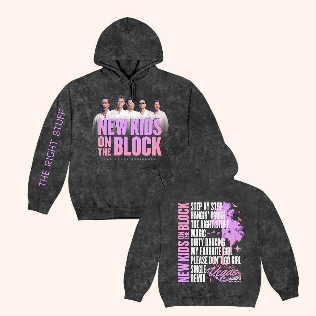 NKOTB Merch The Right Stuff Las Vegas Residency Hoodie Gifts For Music Lovers