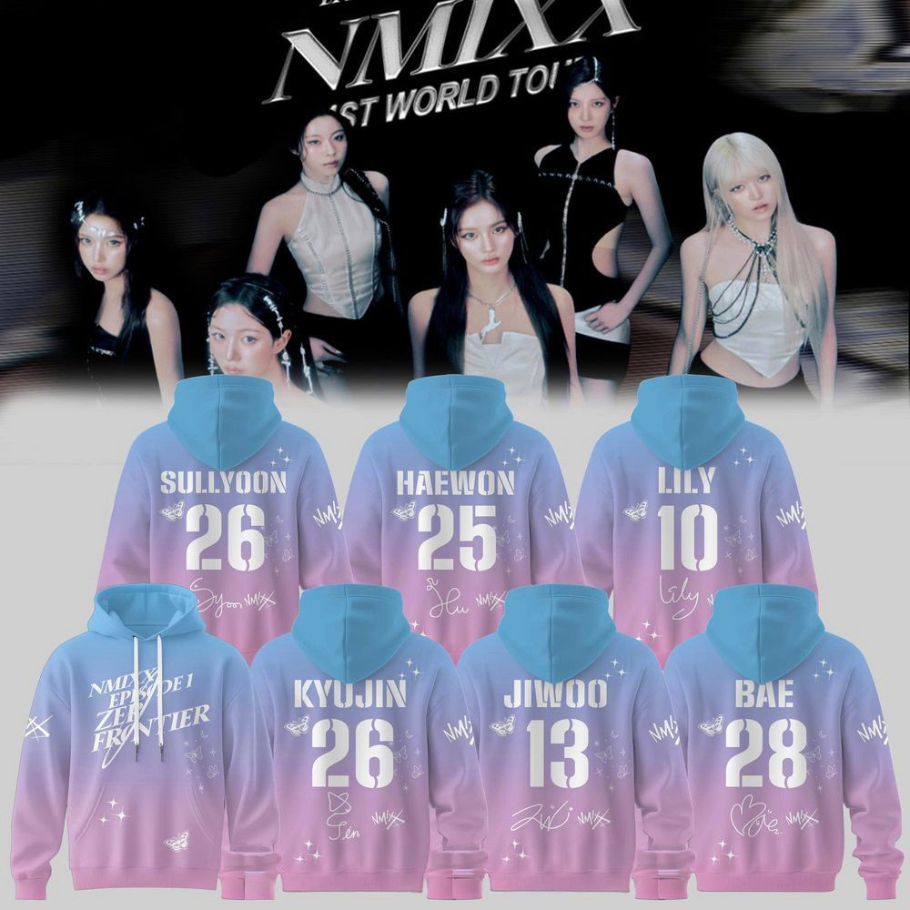 NMIXX 1st World Tour 2026 Hoodie NMIXX Merch Presents For Girlfriend