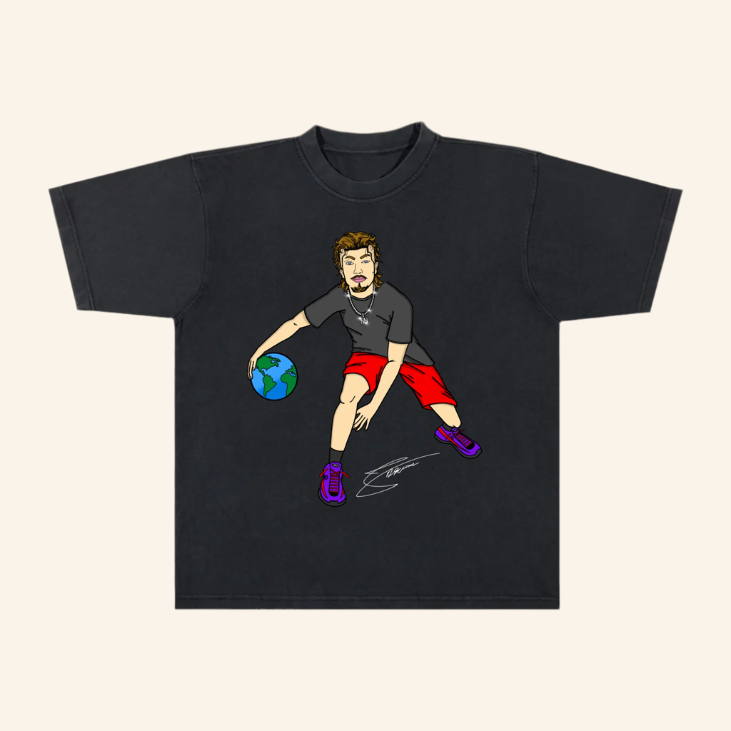 NNSquad Merch Dribbling The World Black T-Shirt Birthday Gift Ideas For Son NNSquad Merch Dribbling The World Black T-Shirt Birthday Gift Ideas For Son